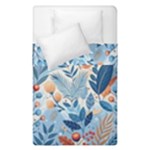 Berries Foliage Seasons Branches Seamless Background Nature Duvet Cover Double Side (Single Size)