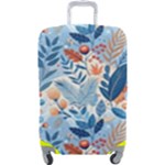 Berries Foliage Seasons Branches Seamless Background Nature Luggage Cover (Large)