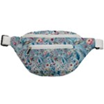 Floral Background Wallpaper Flowers Bouquet Leaves Herbarium Seamless Flora Bloom Fanny Pack