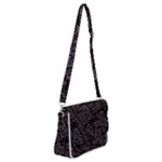 FusionVibrance Abstract Design Shoulder Bag with Back Zipper