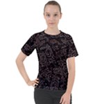 FusionVibrance Abstract Design Women s Sport Raglan T-Shirt