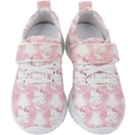 Hello Kitty Pattern, Hello Kitty, Child, White, Cat, Pink, Animal Kids  Velcro Strap Shoes