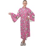 Hello Kitty Pattern, Hello Kitty, Child Maxi Velvet Kimono