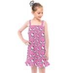 Hello Kitty Pattern, Hello Kitty, Child Kids  Overall Dress