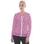 Hello Kitty Pattern, Hello Kitty, Child Velvet Zip Up Jacket