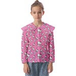 Hello Kitty Pattern, Hello Kitty, Child Kids  Peter Pan Collar Blouse