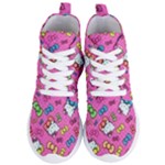 Hello Kitty, Cute, Pattern Women s Lightweight High Top Sneakers