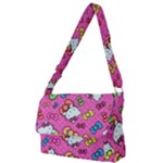 Hello Kitty, Cute, Pattern Full Print Messenger Bag (S)
