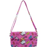 Hello Kitty, Cute, Pattern Removable Strap Clutch Bag
