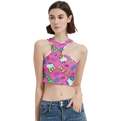 Hello Kitty, Cute, Pattern Cut Out Top from ArtsNow.com