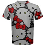 Hello Kitty, Pattern, Red Men s Cotton T-Shirt