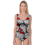 Hello Kitty, Pattern, Red Princess Tank Leotard 