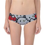 Hello Kitty, Pattern, Red Classic Bikini Bottoms