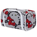 Hello Kitty, Pattern, Red Toiletries Pouch