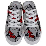 Hello Kitty, Pattern, Red Half Slippers