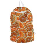 Oranges Patterns Tropical Fruits, Citrus Fruits Foldable Lightweight Backpack