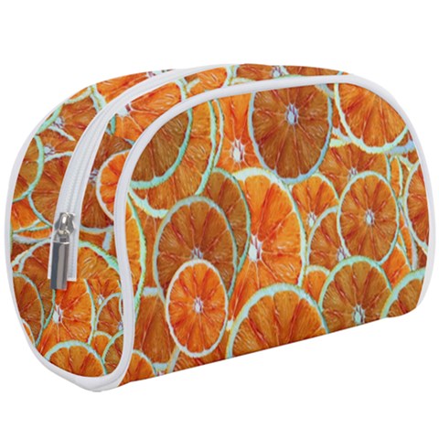 Oranges Patterns Tropical Fruits, Citrus Fruits Make Up Case (Large) from ArtsNow.com