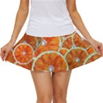 Oranges Patterns Tropical Fruits, Citrus Fruits Women s Skort