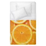 Oranges Textures, Close-up, Tropical Fruits, Citrus Fruits, Fruits Duvet Cover (Single Size)