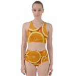 Oranges Textures, Close-up, Tropical Fruits, Citrus Fruits, Fruits Racer Back Bikini Set