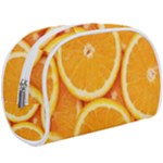 Oranges Textures, Close-up, Tropical Fruits, Citrus Fruits, Fruits Make Up Case (Large)
