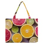 Oranges, Grapefruits, Lemons, Limes, Fruits Zipper Medium Tote Bag