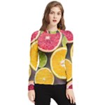 Oranges, Grapefruits, Lemons, Limes, Fruits Women s Long Sleeve Rash Guard