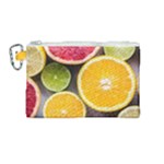 Oranges, Grapefruits, Lemons, Limes, Fruits Canvas Cosmetic Bag (Medium)