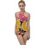 Oranges, Grapefruits, Lemons, Limes, Fruits Go with the Flow One Piece Swimsuit