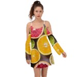 Oranges, Grapefruits, Lemons, Limes, Fruits Boho Dress