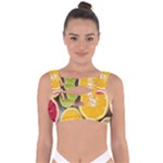 Oranges, Grapefruits, Lemons, Limes, Fruits Bandaged Up Bikini Top