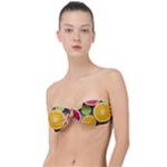 Oranges, Grapefruits, Lemons, Limes, Fruits Classic Bandeau Bikini Top 