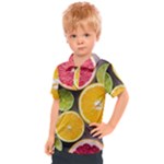 Oranges, Grapefruits, Lemons, Limes, Fruits Kids  Polo T-Shirt