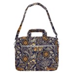Paisley Texture, Floral Ornament Texture MacBook Pro 13  Shoulder Laptop Bag 