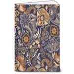 Paisley Texture, Floral Ornament Texture 8  x 10  Hardcover Notebook