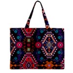 Pattern, Ornament, Motif, Colorful Zipper Mini Tote Bag