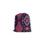 Pattern, Ornament, Motif, Colorful Drawstring Pouch (XS)