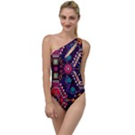 Pattern, Ornament, Motif, Colorful To One Side Swimsuit