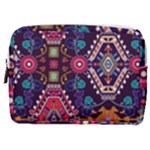 Pattern, Ornament, Motif, Colorful Make Up Pouch (Medium)