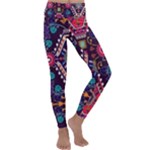 Pattern, Ornament, Motif, Colorful Kids  Lightweight Velour Classic Yoga Leggings