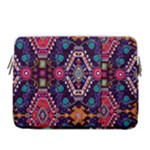 Pattern, Ornament, Motif, Colorful 15  Vertical Laptop Sleeve Case With Pocket
