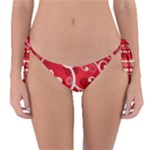 Patterns, Corazones, Texture, Red, Reversible Bikini Bottoms