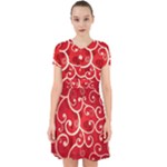 Patterns, Corazones, Texture, Red, Adorable in Chiffon Dress