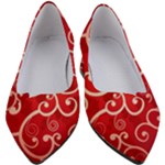 Patterns, Corazones, Texture, Red, Women s Block Heels 