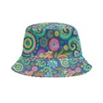 Patterns, Green Background, Texture Inside Out Bucket Hat