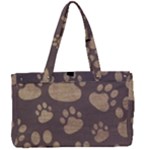 Paws Patterns, Creative, Footprints Patterns Canvas Work Bag