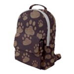 Paws Patterns, Creative, Footprints Patterns Flap Pocket Backpack (Large)