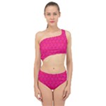 Pink Pattern, Abstract, Background, Bright, Desenho Spliced Up Two Piece Swimsuit