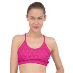 Pink Pattern, Abstract, Background, Bright, Desenho Basic Training Sports Bra