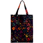 Random, Abstract, Forma, Cube, Triangle, Creative Zipper Classic Tote Bag